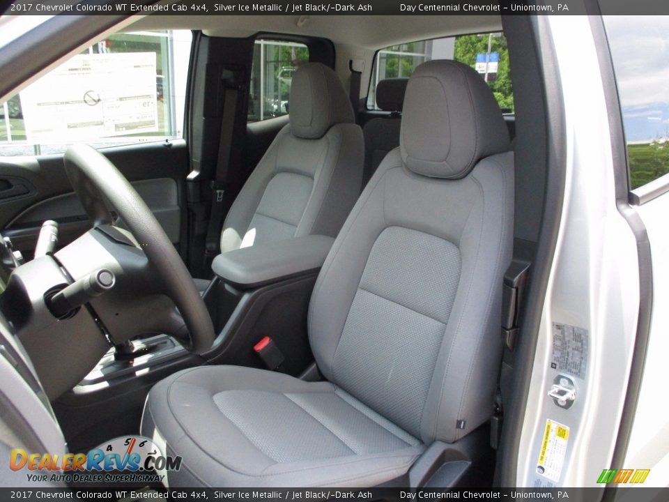 2017 Chevrolet Colorado WT Extended Cab 4x4 Silver Ice Metallic / Jet Black/­Dark Ash Photo #12