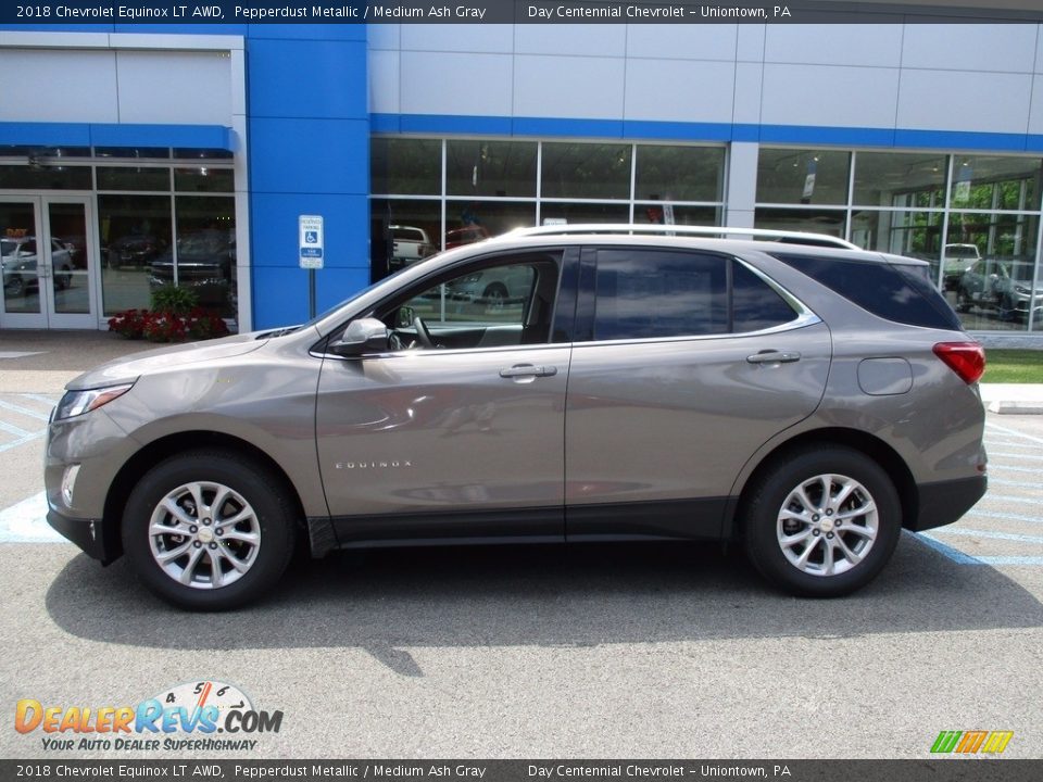 2018 Chevrolet Equinox LT AWD Pepperdust Metallic / Medium Ash Gray Photo #2