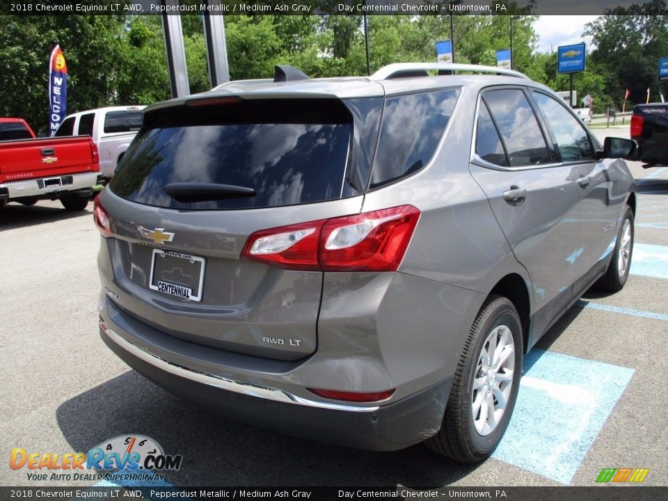 2018 Chevrolet Equinox LT AWD Pepperdust Metallic / Medium Ash Gray Photo #6