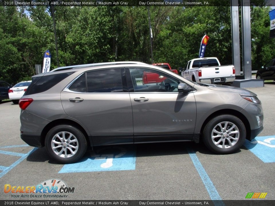 2018 Chevrolet Equinox LT AWD Pepperdust Metallic / Medium Ash Gray Photo #8