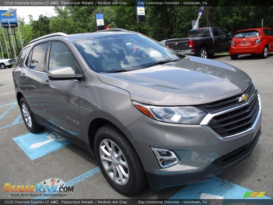 2018 Chevrolet Equinox LT AWD Pepperdust Metallic / Medium Ash Gray Photo #9