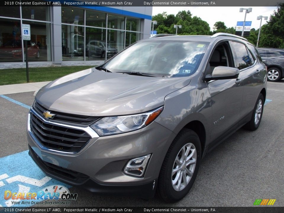 2018 Chevrolet Equinox LT AWD Pepperdust Metallic / Medium Ash Gray Photo #11