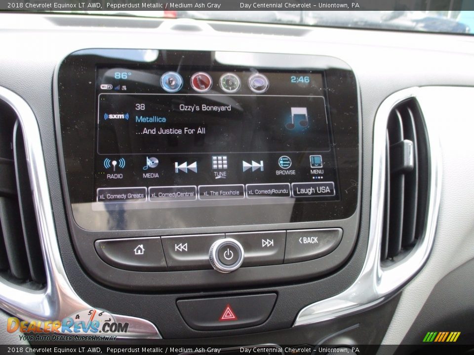 2018 Chevrolet Equinox LT AWD Pepperdust Metallic / Medium Ash Gray Photo #17