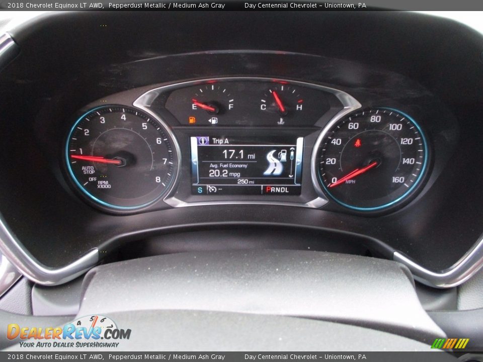 2018 Chevrolet Equinox LT AWD Pepperdust Metallic / Medium Ash Gray Photo #20