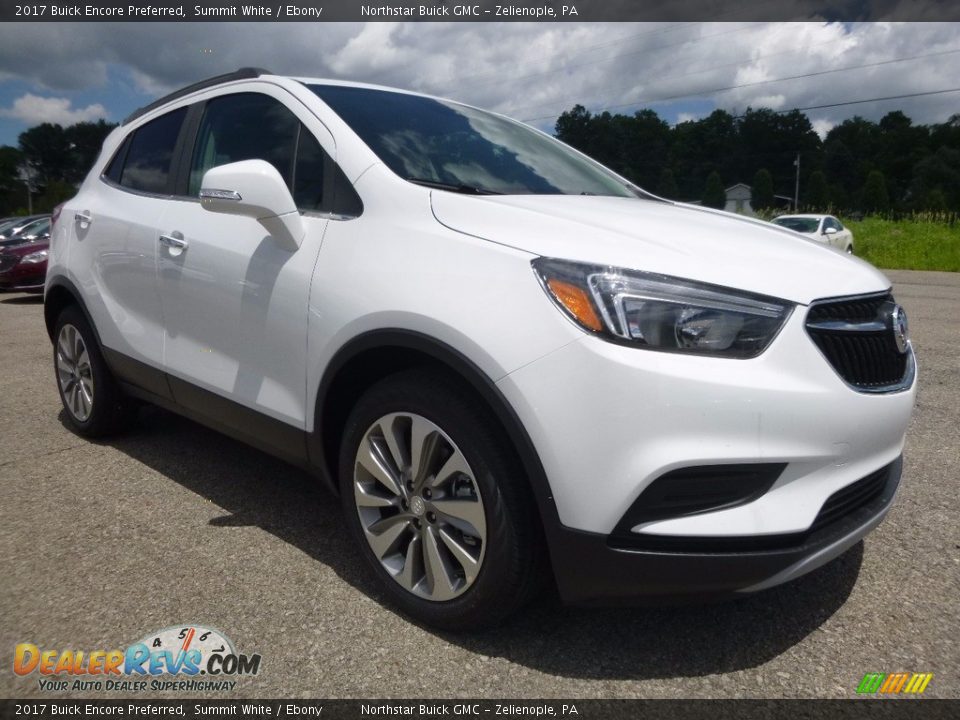 2017 Buick Encore Preferred Summit White / Ebony Photo #3