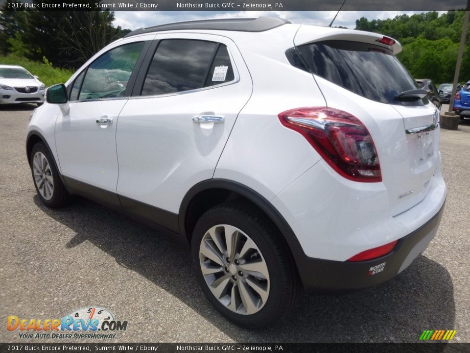 2017 Buick Encore Preferred Summit White / Ebony Photo #8