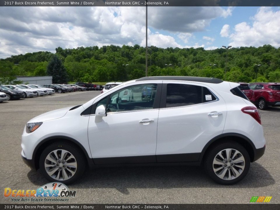 2017 Buick Encore Preferred Summit White / Ebony Photo #9