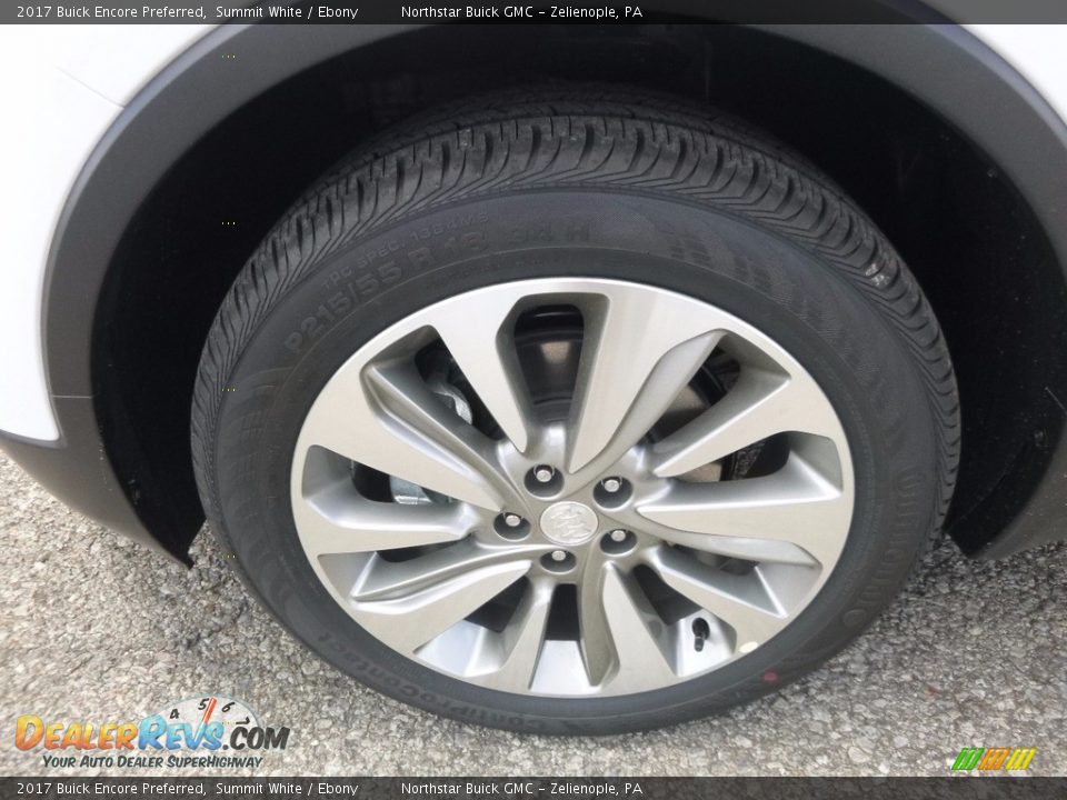 2017 Buick Encore Preferred Summit White / Ebony Photo #10