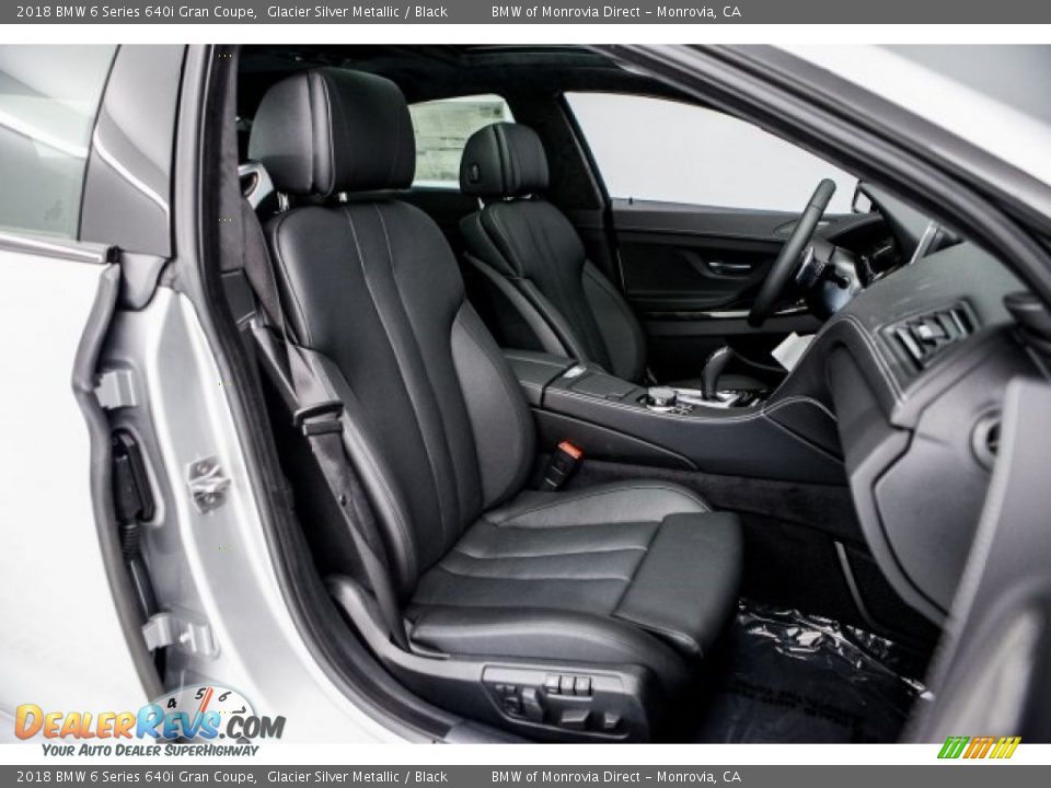 Black Interior - 2018 BMW 6 Series 640i Gran Coupe Photo #2