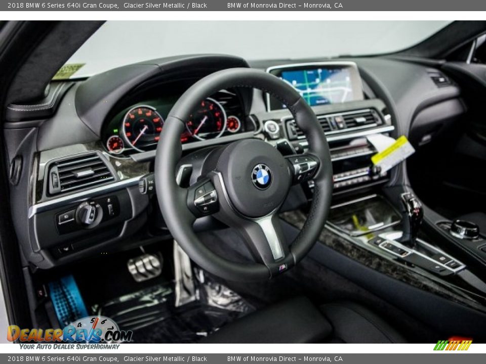 Dashboard of 2018 BMW 6 Series 640i Gran Coupe Photo #5