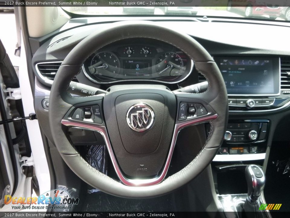 2017 Buick Encore Preferred Summit White / Ebony Photo #17