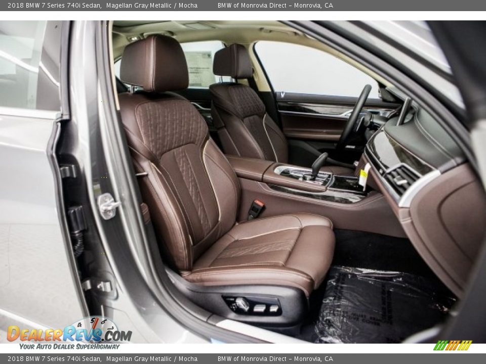 Mocha Interior - 2018 BMW 7 Series 740i Sedan Photo #2