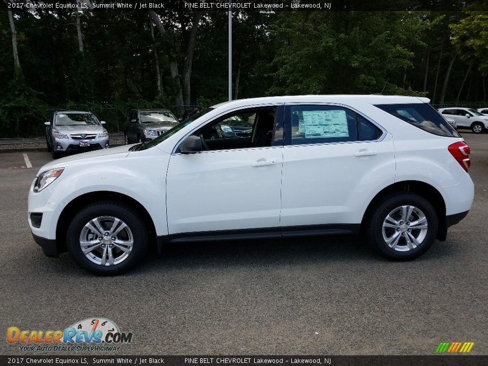 2017 Chevrolet Equinox LS Summit White / Jet Black Photo #3