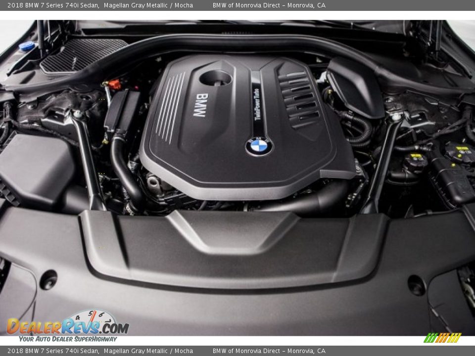 2018 BMW 7 Series 740i Sedan 3.0 Liter TwinPower Turbocharged DOHC 24-Valve VVT Inline 6 Cylinder Engine Photo #8