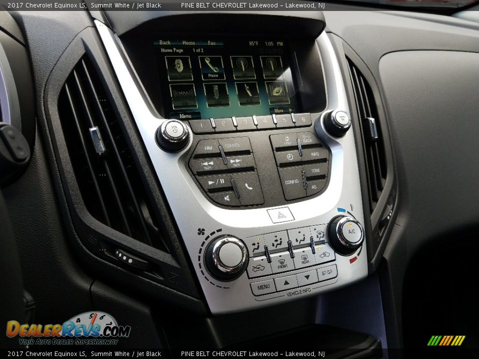 2017 Chevrolet Equinox LS Summit White / Jet Black Photo #10