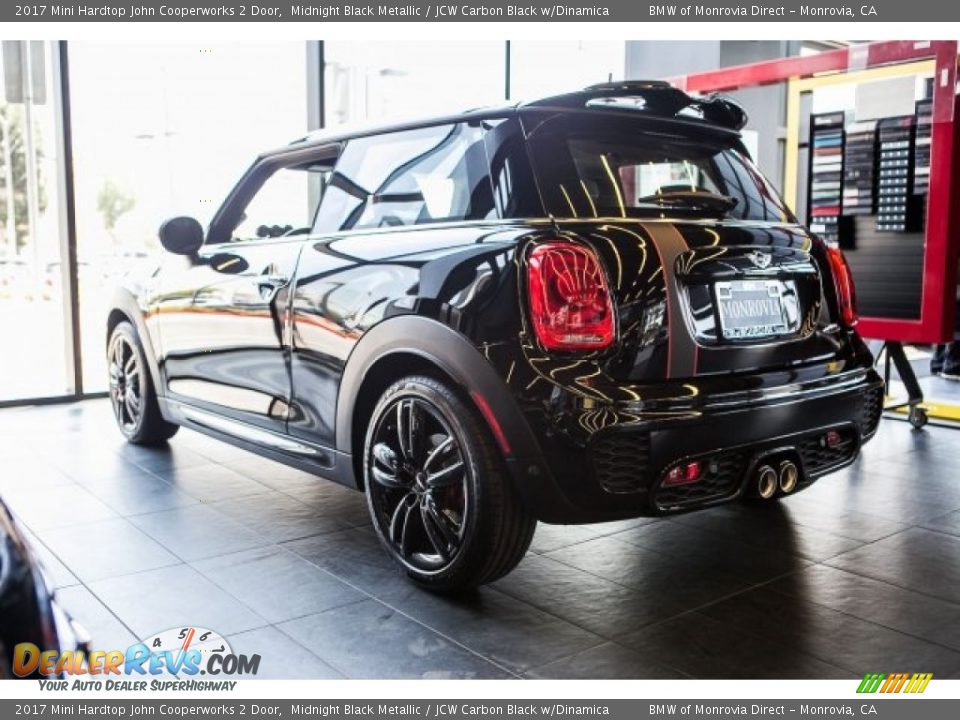 2017 Mini Hardtop John Cooperworks 2 Door Midnight Black Metallic / JCW Carbon Black w/Dinamica Photo #3