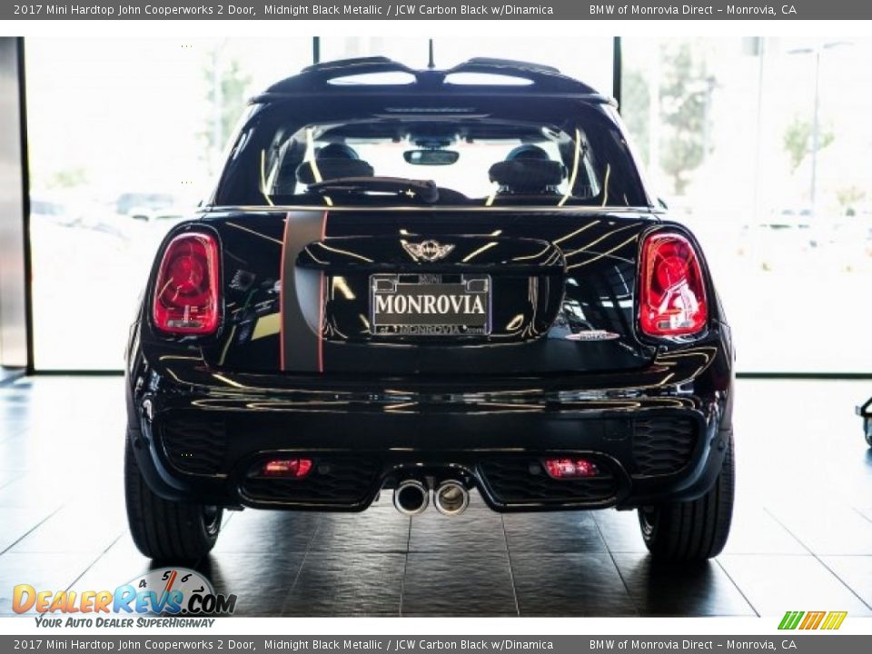 2017 Mini Hardtop John Cooperworks 2 Door Midnight Black Metallic / JCW Carbon Black w/Dinamica Photo #4