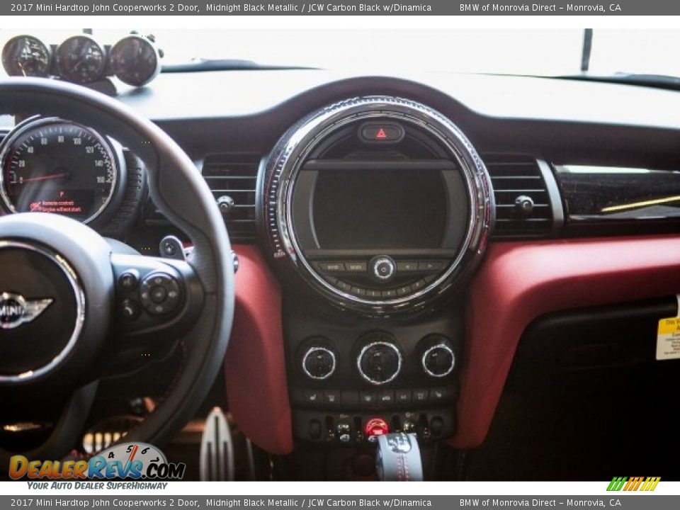 2017 Mini Hardtop John Cooperworks 2 Door Midnight Black Metallic / JCW Carbon Black w/Dinamica Photo #6