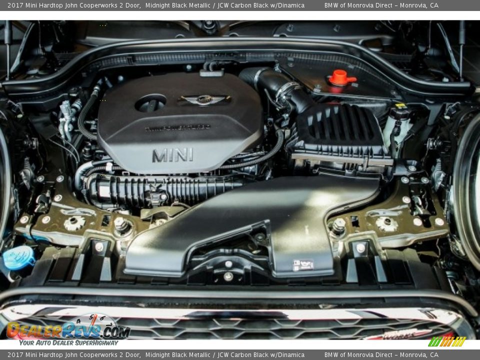 2017 Mini Hardtop John Cooperworks 2 Door Midnight Black Metallic / JCW Carbon Black w/Dinamica Photo #8