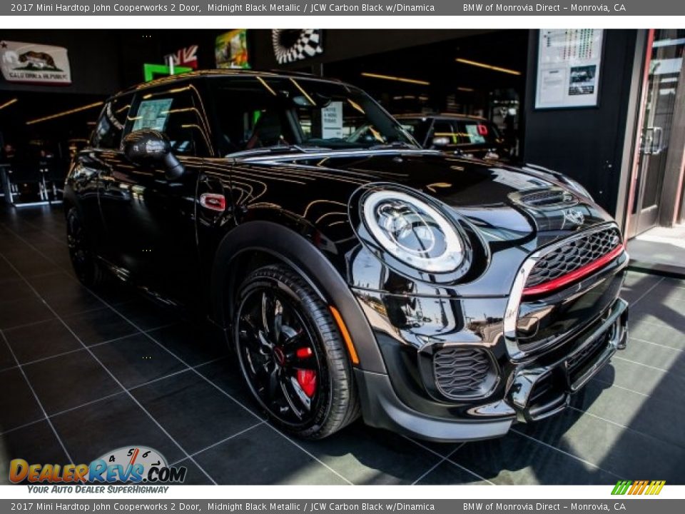 2017 Mini Hardtop John Cooperworks 2 Door Midnight Black Metallic / JCW Carbon Black w/Dinamica Photo #12