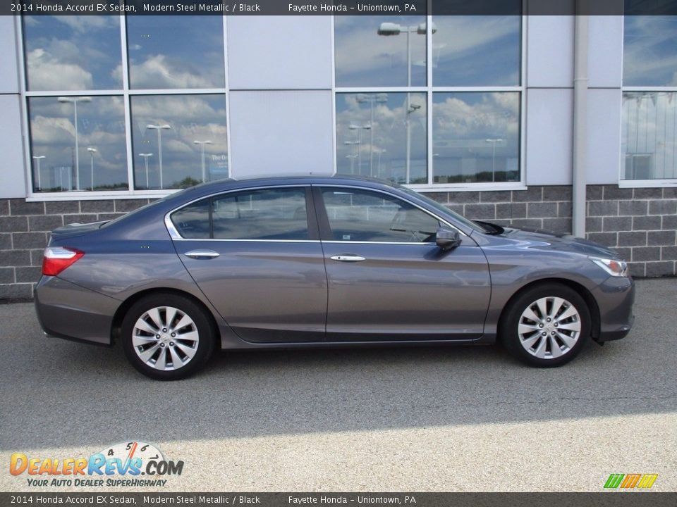 2014 Honda Accord EX Sedan Modern Steel Metallic / Black Photo #2