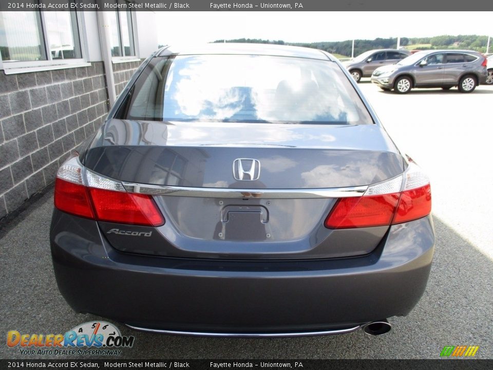 2014 Honda Accord EX Sedan Modern Steel Metallic / Black Photo #3