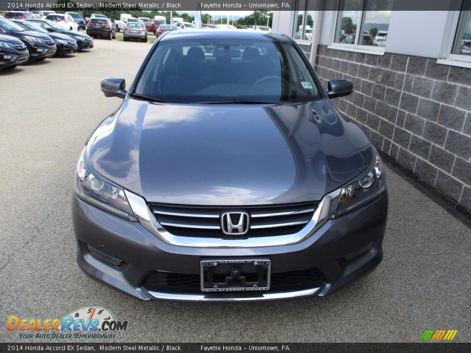 2014 Honda Accord EX Sedan Modern Steel Metallic / Black Photo #5