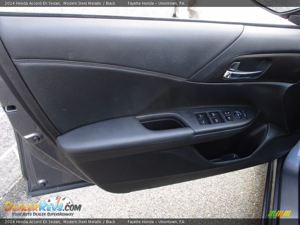 2014 Honda Accord EX Sedan Modern Steel Metallic / Black Photo #6