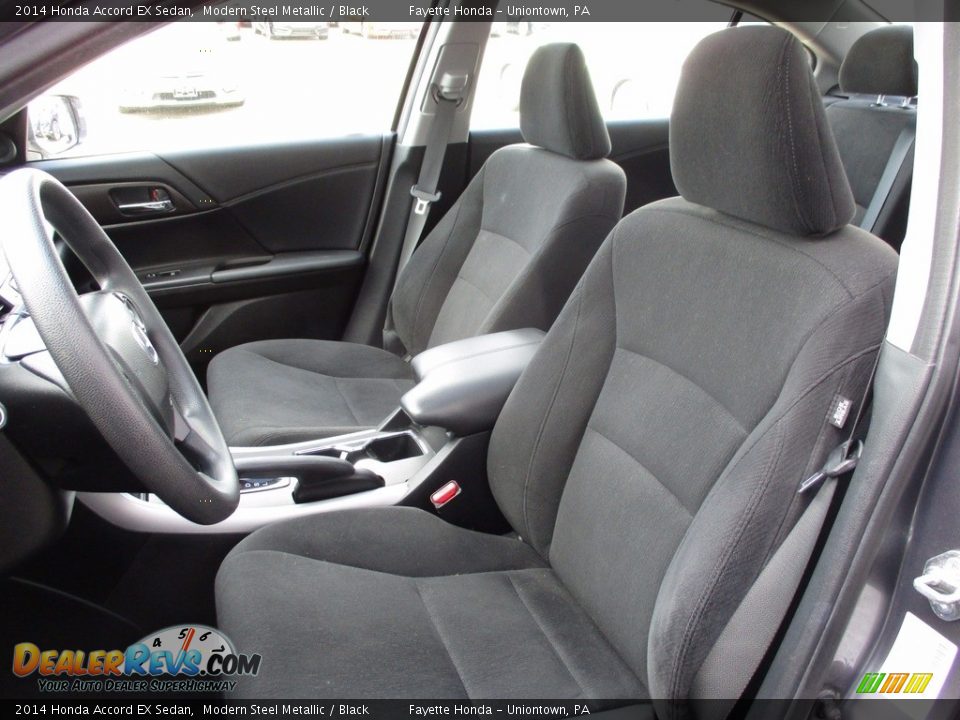 2014 Honda Accord EX Sedan Modern Steel Metallic / Black Photo #7