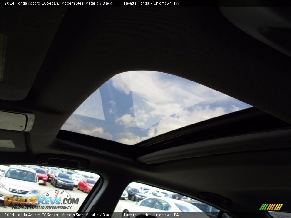 2014 Honda Accord EX Sedan Modern Steel Metallic / Black Photo #10