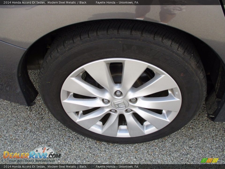 2014 Honda Accord EX Sedan Modern Steel Metallic / Black Photo #16
