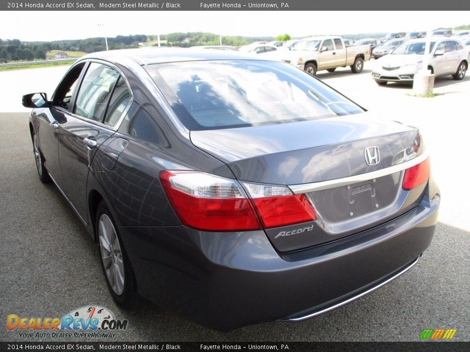 2014 Honda Accord EX Sedan Modern Steel Metallic / Black Photo #18