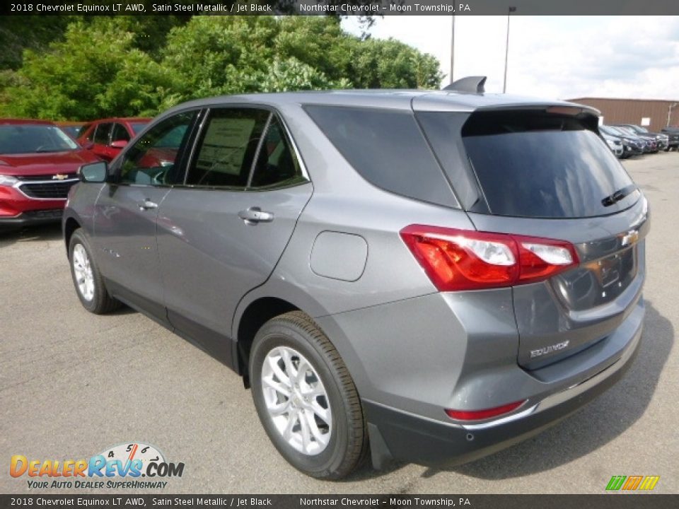 2018 Chevrolet Equinox LT AWD Satin Steel Metallic / Jet Black Photo #3