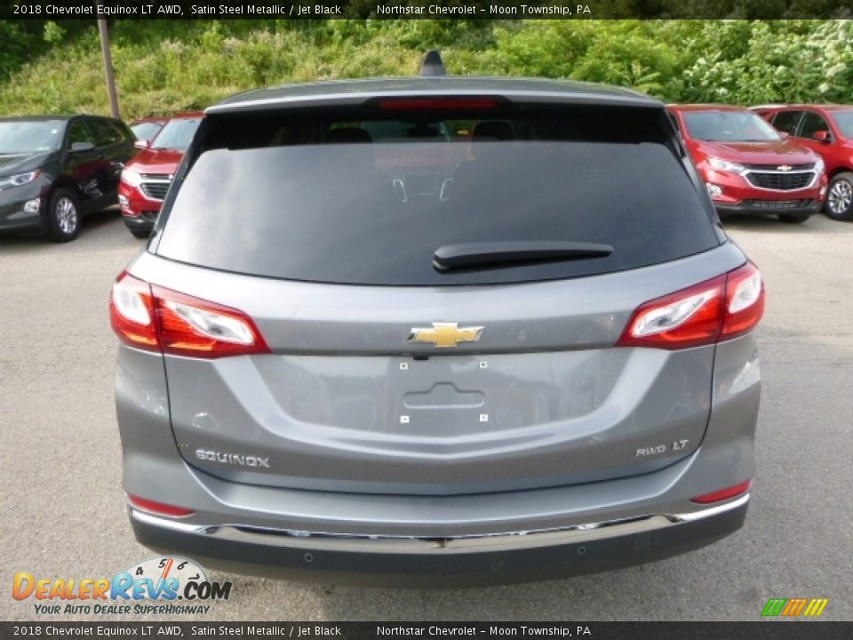 2018 Chevrolet Equinox LT AWD Satin Steel Metallic / Jet Black Photo #4