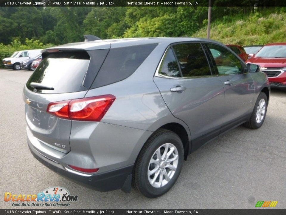 2018 Chevrolet Equinox LT AWD Satin Steel Metallic / Jet Black Photo #5