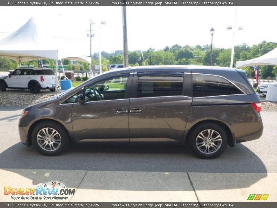2013 Honda Odyssey EX Polished Metal Metallic / Gray Photo #6