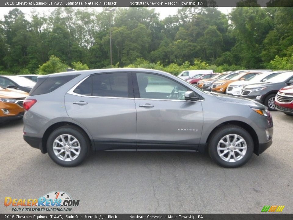 2018 Chevrolet Equinox LT AWD Satin Steel Metallic / Jet Black Photo #6