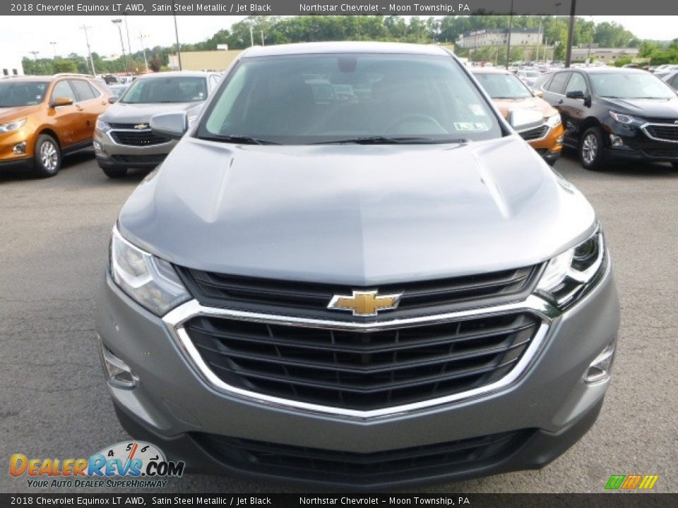 2018 Chevrolet Equinox LT AWD Satin Steel Metallic / Jet Black Photo #8