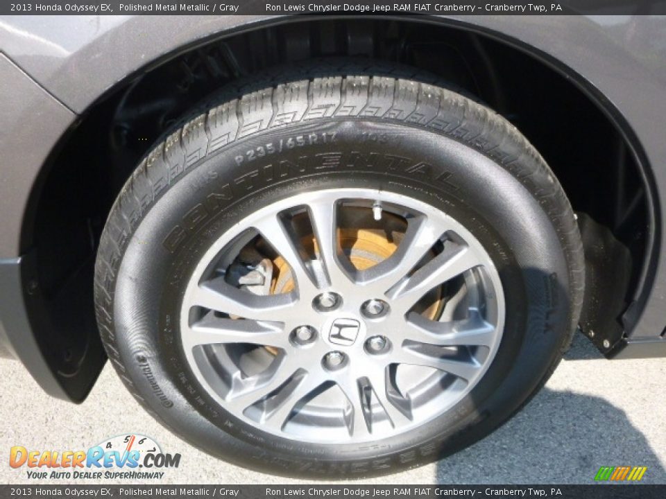 2013 Honda Odyssey EX Polished Metal Metallic / Gray Photo #9