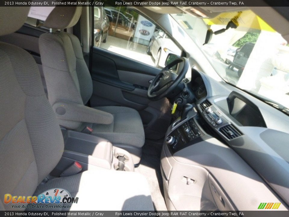 2013 Honda Odyssey EX Polished Metal Metallic / Gray Photo #10