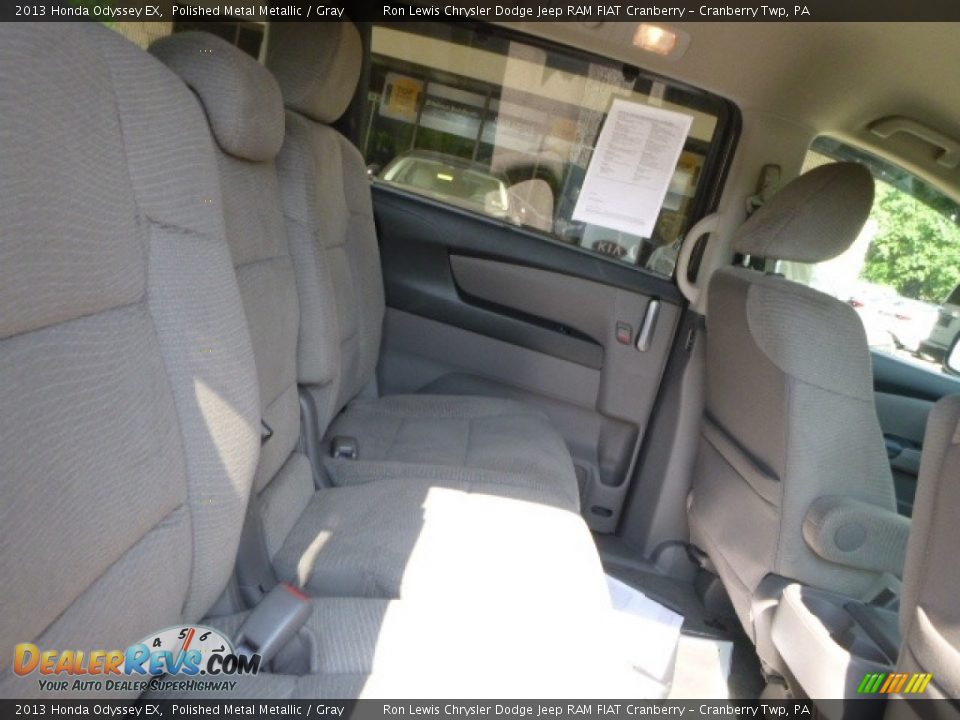 2013 Honda Odyssey EX Polished Metal Metallic / Gray Photo #12