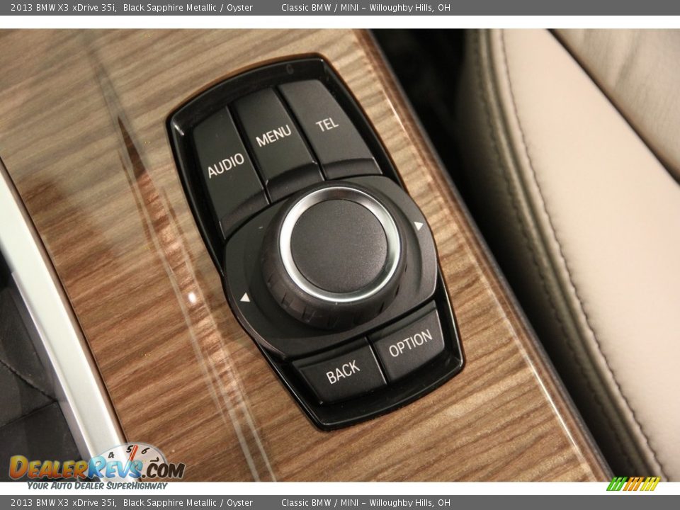 2013 BMW X3 xDrive 35i Black Sapphire Metallic / Oyster Photo #16