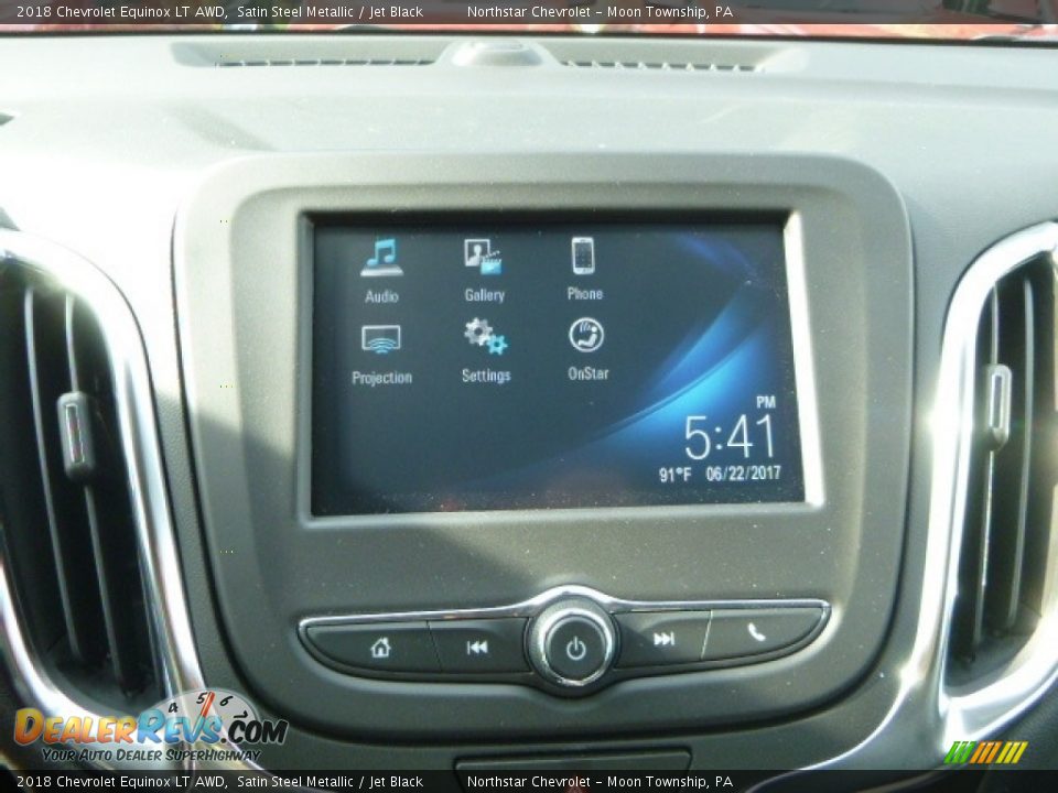 2018 Chevrolet Equinox LT AWD Satin Steel Metallic / Jet Black Photo #18