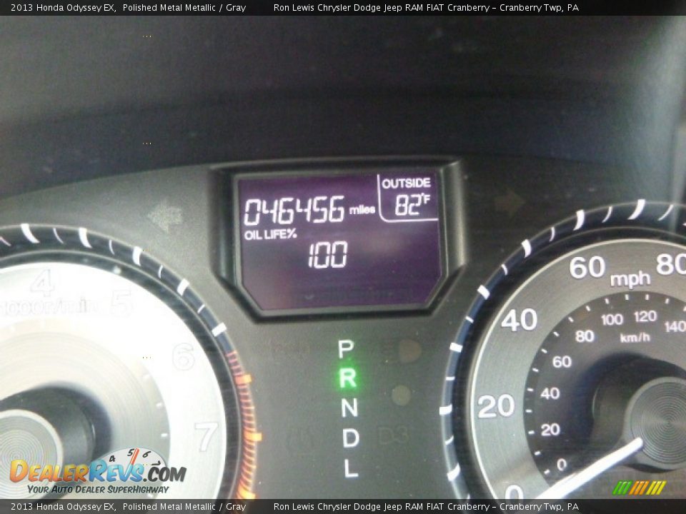 2013 Honda Odyssey EX Polished Metal Metallic / Gray Photo #20