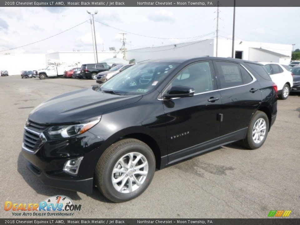 2018 Chevrolet Equinox LT AWD Mosaic Black Metallic / Jet Black Photo #1
