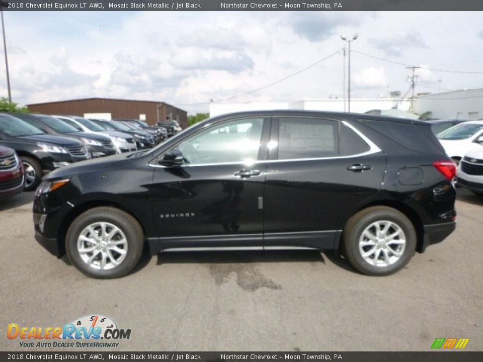 2018 Chevrolet Equinox LT AWD Mosaic Black Metallic / Jet Black Photo #2