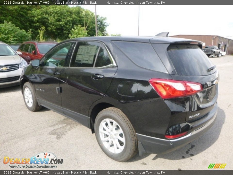 2018 Chevrolet Equinox LT AWD Mosaic Black Metallic / Jet Black Photo #3