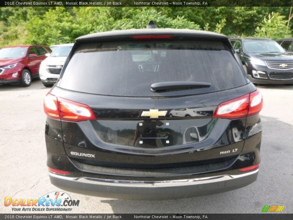 2018 Chevrolet Equinox LT AWD Mosaic Black Metallic / Jet Black Photo #4