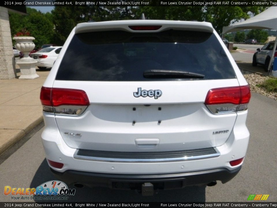 2014 Jeep Grand Cherokee Limited 4x4 Bright White / New Zealand Black/Light Frost Photo #8