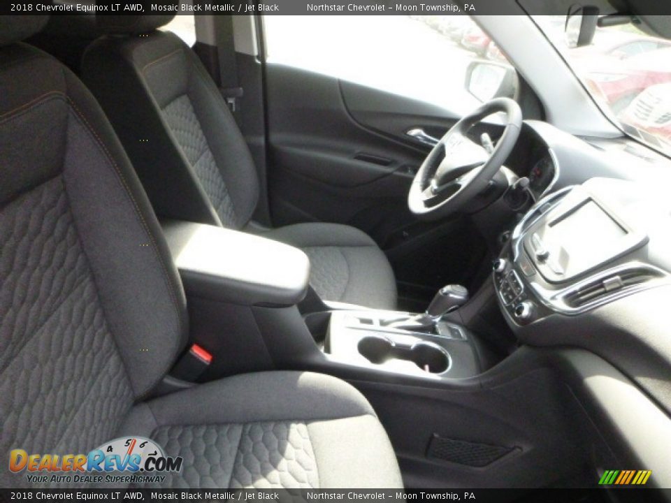 2018 Chevrolet Equinox LT AWD Mosaic Black Metallic / Jet Black Photo #11